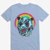 panda throwing up rainbow shirt